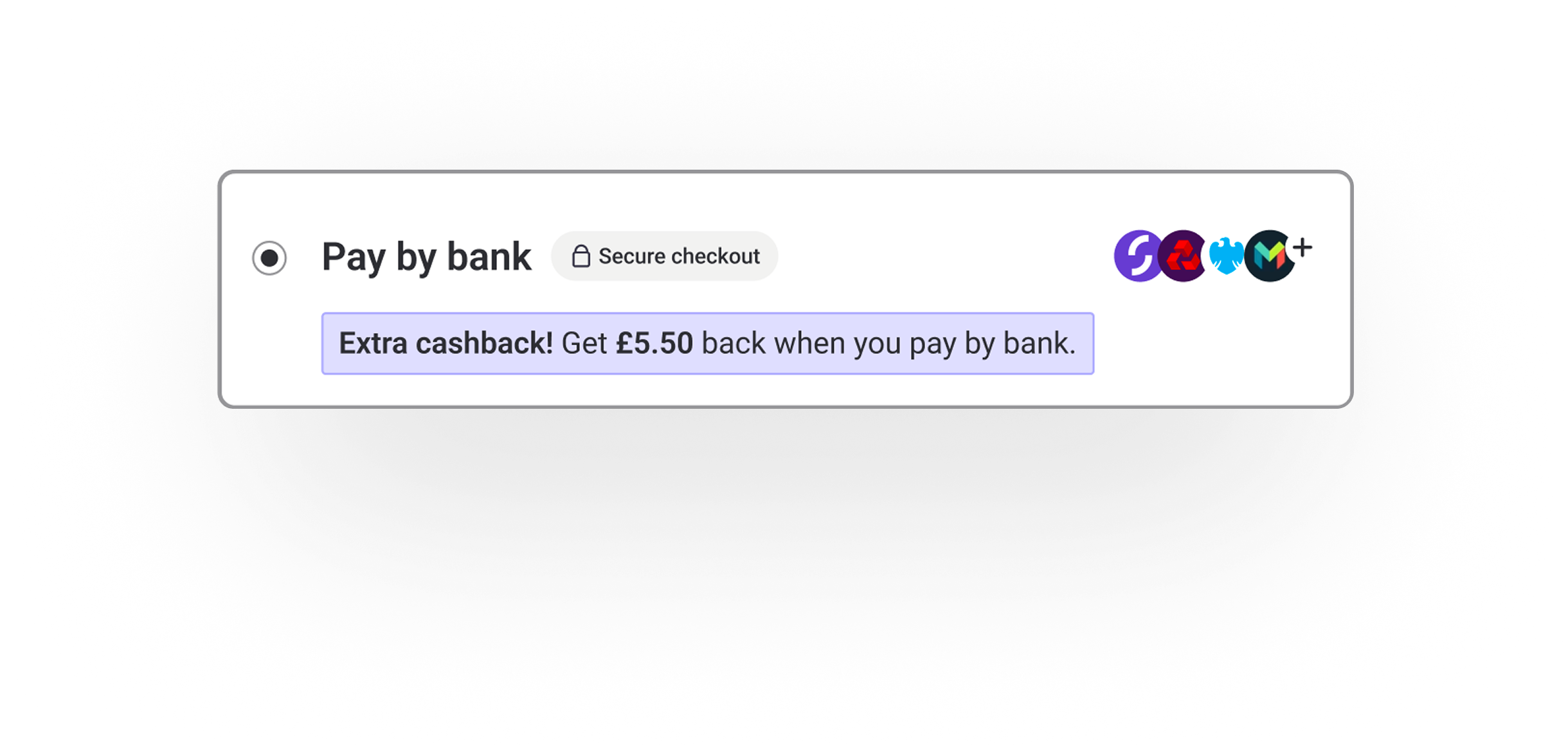Pay by bank checkout checkout snippet